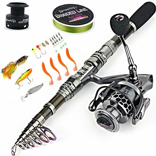 Sougayilang Fishing Rod Combo