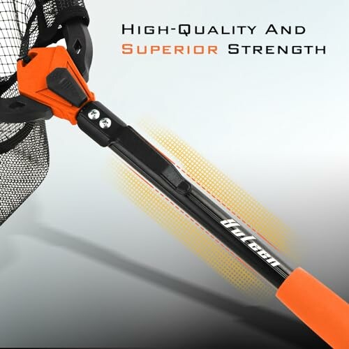 Telescopic fishing net with high-quality and superior strength
